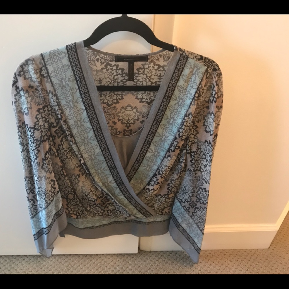 Drape Blouse with Attached Cami